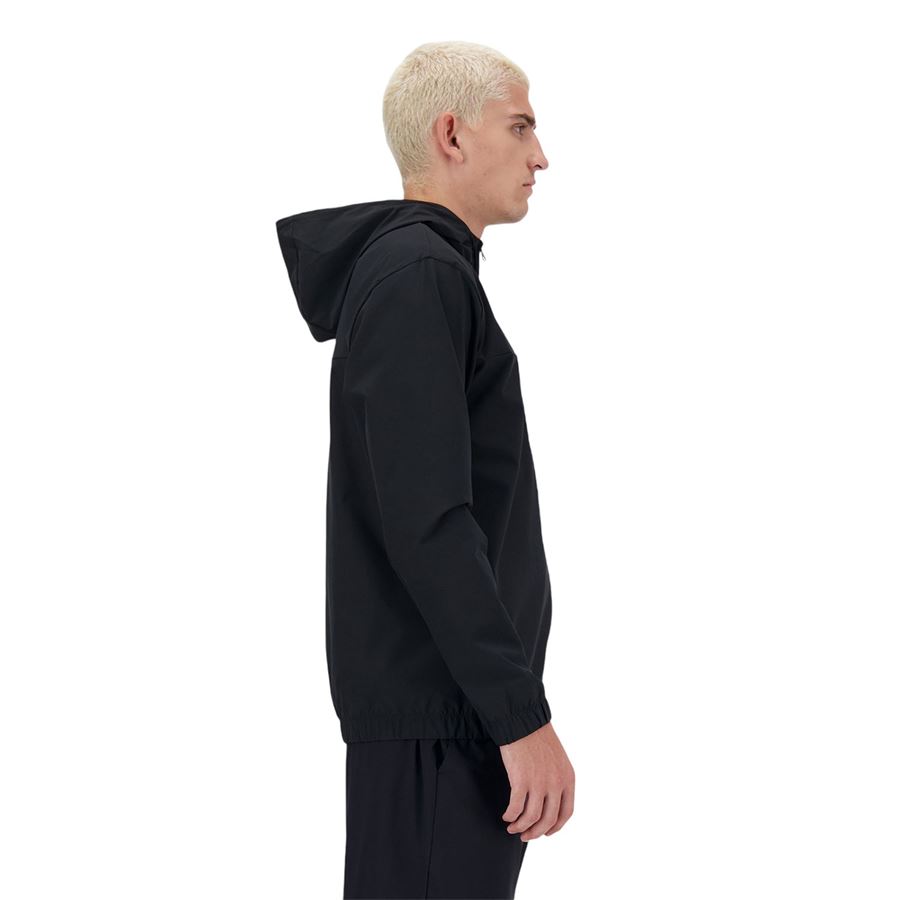 Woven Full Zip Jacket New Balance | MJ41018BK